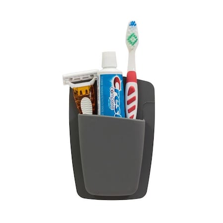 Sttelli Sttelli Gray Silicone Caddy/Razor/Toothbrush Holder SIO-BOR-GRA